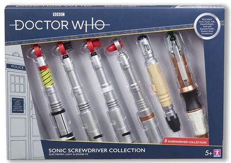 Doctor Who Set of Six Sonic Screwdriver Collection – Merchandise Guide ...