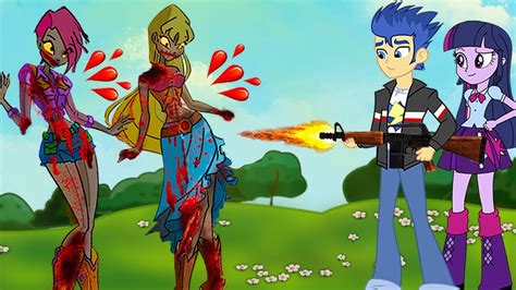 Zombie Apocalypse Cartoon For Adults - Girls VS WINX Zombies - YouTube