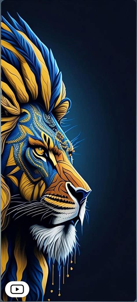 Lion ♌🦁🦁🦁🦁🦁🦁 in 2023 | Lion artwork, Art gallery wallpaper, Live screen ...