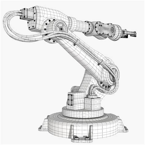 fbx industrial robot modeled | Industrial robots, Robot design, 3d model