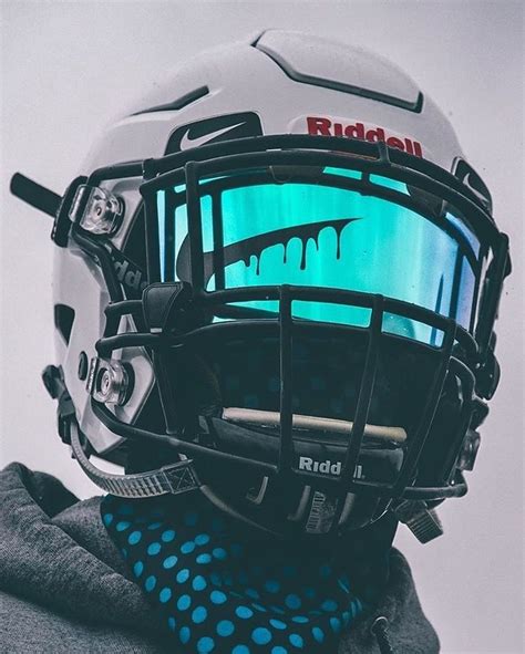 Check out this Custom Visor | Football helmets, Cool football helmets ...