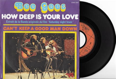 Disque Vinyle 45 tours Occasion - BEE GEES - How Deep Is Your Love ...