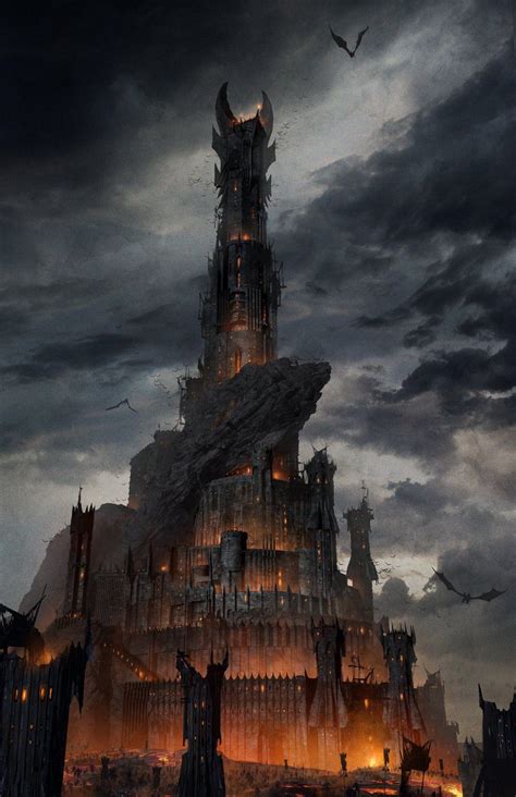 How did Sauron construct Barad-dûr? What was the timescale? : r/lotr