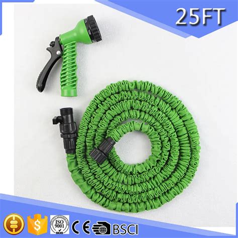 Expandable Garden Hose with Spray Nozzle and Hose Holder Flexible Pipe ...