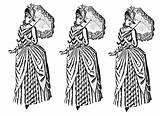 Victorian Fashion Coloring Pages sketch template