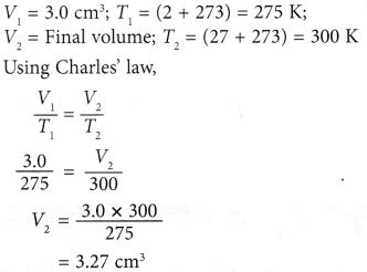 What is Charles' Law in Physics? - A Plus Topper