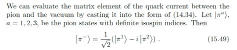 standard model - How is this equation about pion decay derived? - Physics Stack Exchange