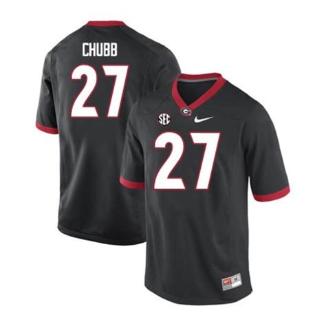 NCAAF Nick Chubb Georgia Bulldogs 27 Jersey – JerseyHouse