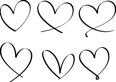 Hand Drawn Heart Vector Art, Icons, and Graphics for Free Download