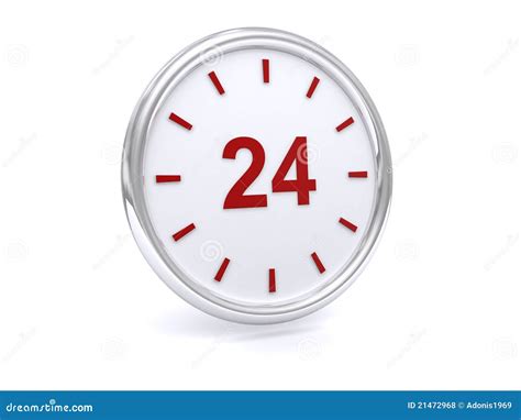 24 hour clock stock photo. Image of conceptual, time - 21472968