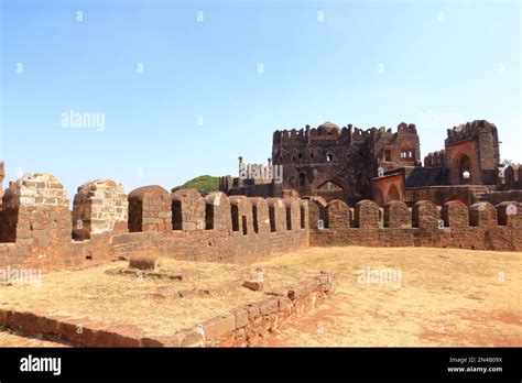 the Bidar Fort in Karnataka in India Stock Photo - Alamy