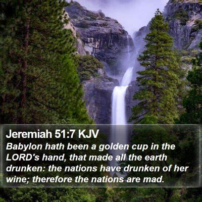 Jeremiah 51 Scripture Images - Jeremiah Chapter 51 KJV Bible Verse Pictures