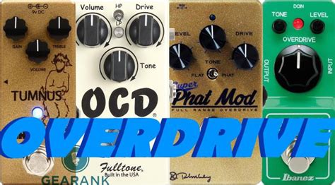 The Best Overdrive Pedals - Under $50, $100 & $150 - 2020 | Gearank