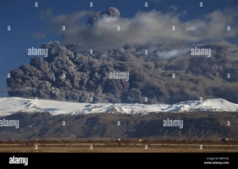 Volcanic Ash Cloud from Eyjafjallajokull Volcano Eruption, Iceland ...