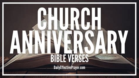 Bible Verses On Church Anniversary | Scriptures For a Church ...