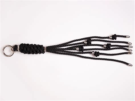 CAT-O-NINE TAILS Rope Whip Small With Metal Tips in Black - Etsy UK