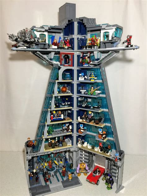 just finished the Avengers' Hero Tower (Panlos/Tiger 55120) : r/lepin