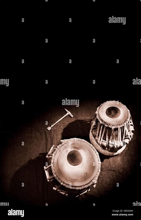 Indian classical music instrument - Tabla Stock Photo - Alamy