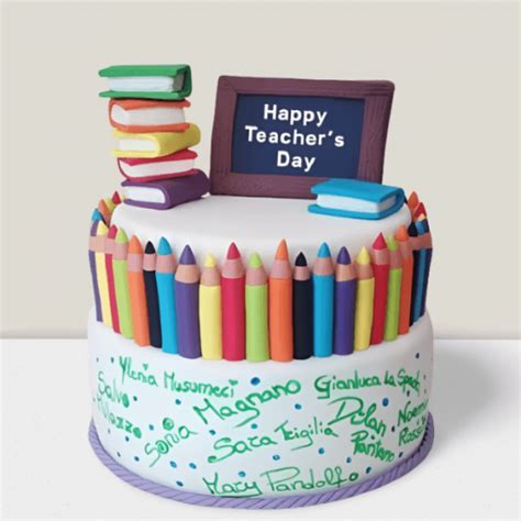 Teachers Day Fondant Cake Online| Doorstep Cake