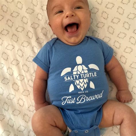 Baby Onesie (Blue) | Salty Turtle Beer Co.'s Online Shop