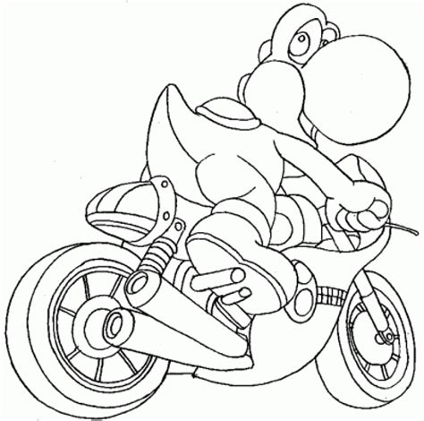 Mario Kart Characters Coloring Pages - Coloring Home