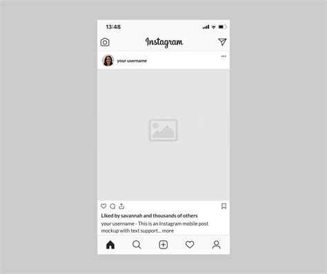 Instagram Post Mockup Template