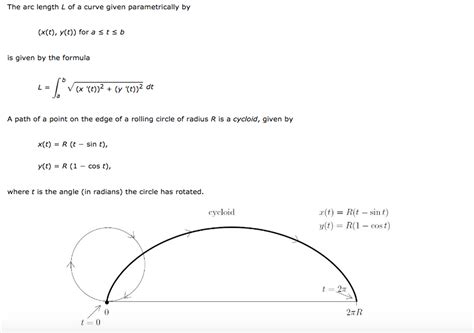 Solved The arc length L of a curve given parametrically by | Chegg.com