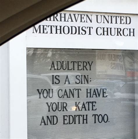 21 Of The Funniest Church Signs From 2018