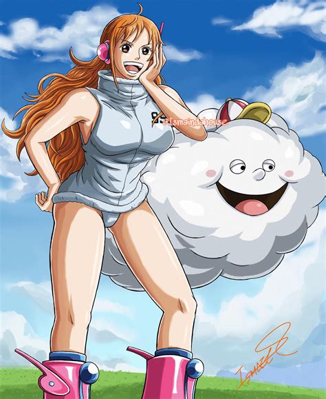 One Piece - Egghead Arc Nami Minecraft Skin