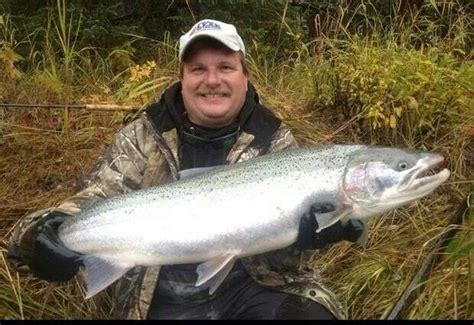 Kasilof Alaska 40" steelhead! Photo courtesy of Dave Wilson | Alaska fishing, Alaska, Steelhead