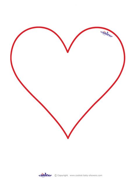 Blank Heart Shape - ClipArt Best