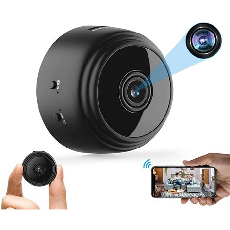 Mini Hidden Spy Camera WiFi Small Wireless Video Camera Full HD 1080P Night Vision Motion Sensor ...