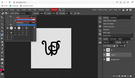 How to design a logo in photopea? - aGuideHub