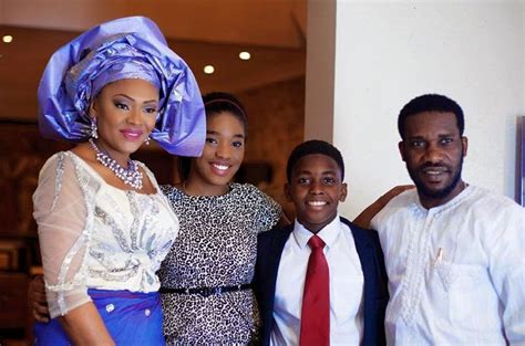 Jay Jay Okocha, Wife & Children Say Hello To Nigeria [PHOTOS ...