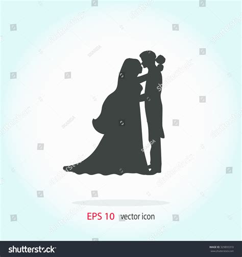 Wedding Just Married Vector Icon Stock Vector (Royalty Free) 329893310 ...