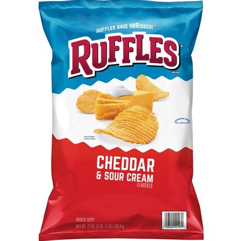 Ruffles Cheddar & Sour Cream (27 oz) - Instacart