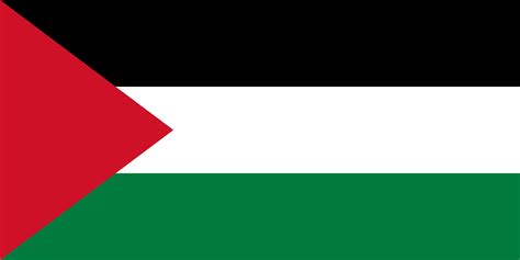 Le drapeau Palestinien, image et signification drapeau de la Palestine ...