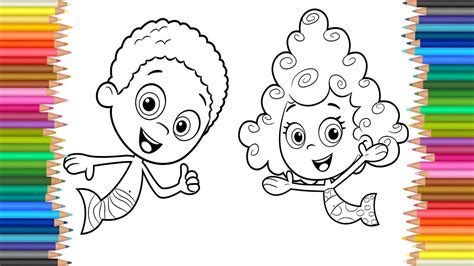 84 Bubble Guppies Coloring Pages Goby | Febi Art