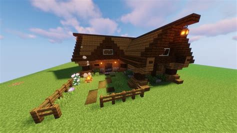 Spruce Wood Cottage [.schem] Minecraft Map