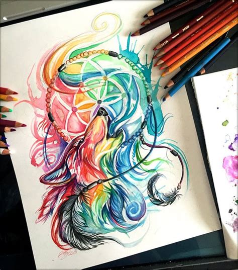 20+ Amazing Colour Pencil Drawings by Katy Lipscomb