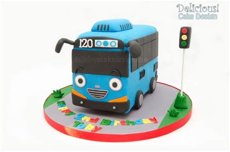 Tayo the Little Bus 3D carved cake | Bus cake, Tayo the little bus ...