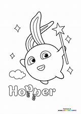 Sunny Bunnies  Coloring Pages For Kids sketch template