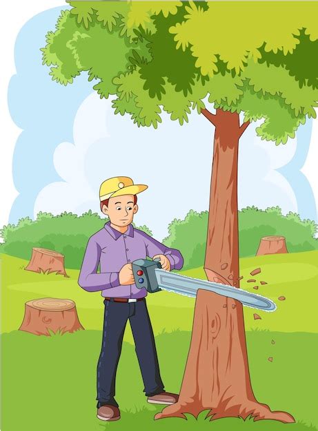 No Cutting Trees Clipart Color