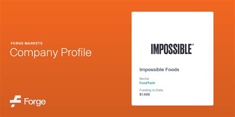 Invest and Sell Impossible Foods Stock - Forge