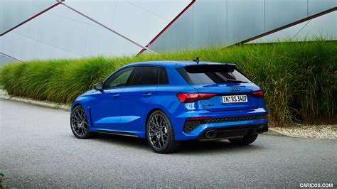 Audi RS 3 Sportback Performance Edition | 2023MY (Color: Nogaro Blue, Pearl Effect) | Rear Three ...