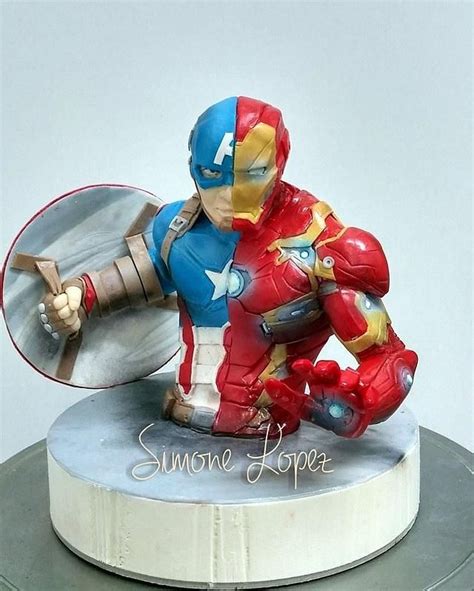 Iron Man Figurine with Shield