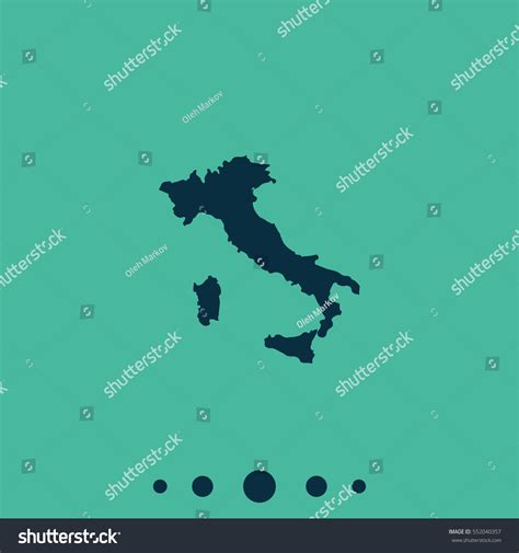 Italy map. - Royalty Free Stock Vector 552040357 - Avopix.com