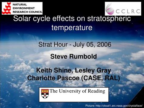 PPT - Solar cycle effects on stratospheric temperature PowerPoint Presentation - ID:4429283