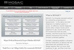 MOSAIC - Gavin de Becker's Online Threat Assessment Tool