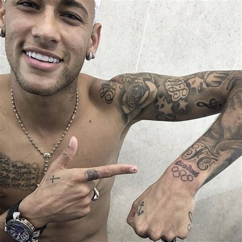 El tatuaje de Neymar para conmemorar las Olimpiadas | Tatuajes neymar ...